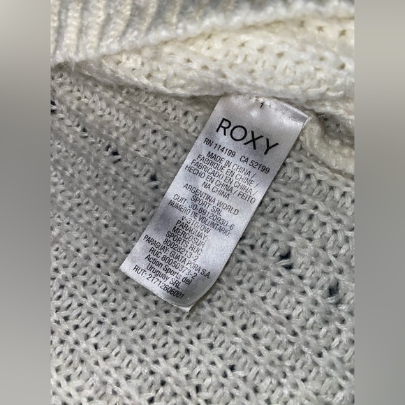 Roxy Off White Oversized Cardigan in size XS - Picture 8 of 8